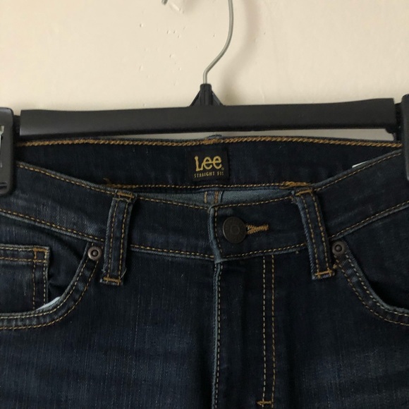 NWT Lee Straight Fit Dark Blue Jeans - Picture 2 of 7